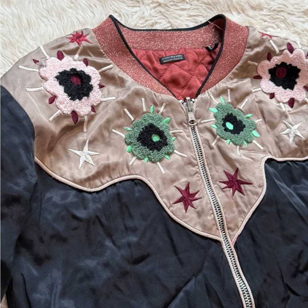 Scotch & Soda Maison Scotch Reversible Club Jacket - Size Small Petite - Picture 4 of 7